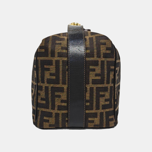 Canvas Top Handle Bag Brown