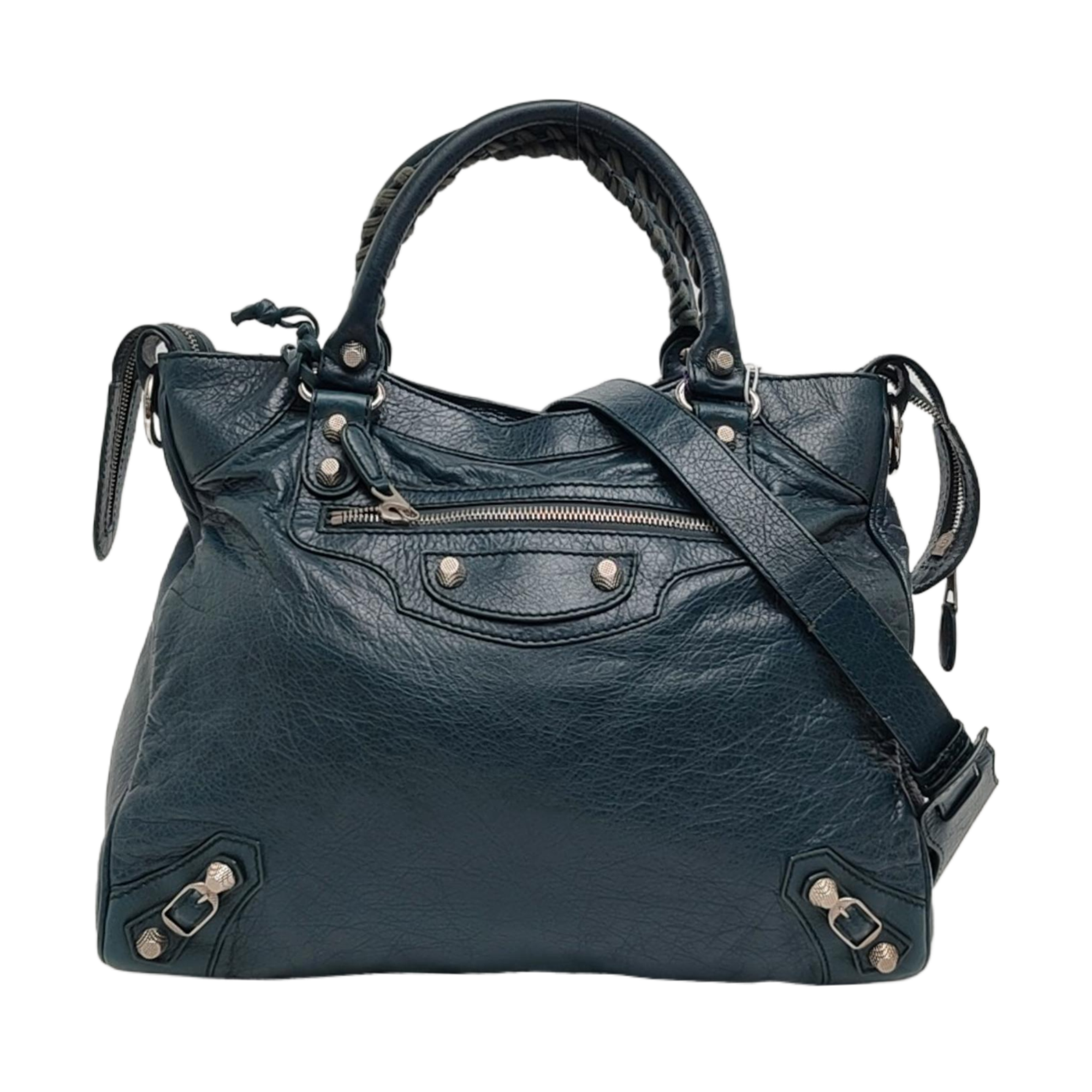 Classic City Small Lambskin Green