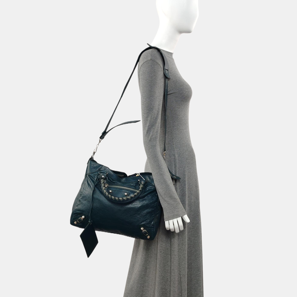 Classic City Small Lambskin Green