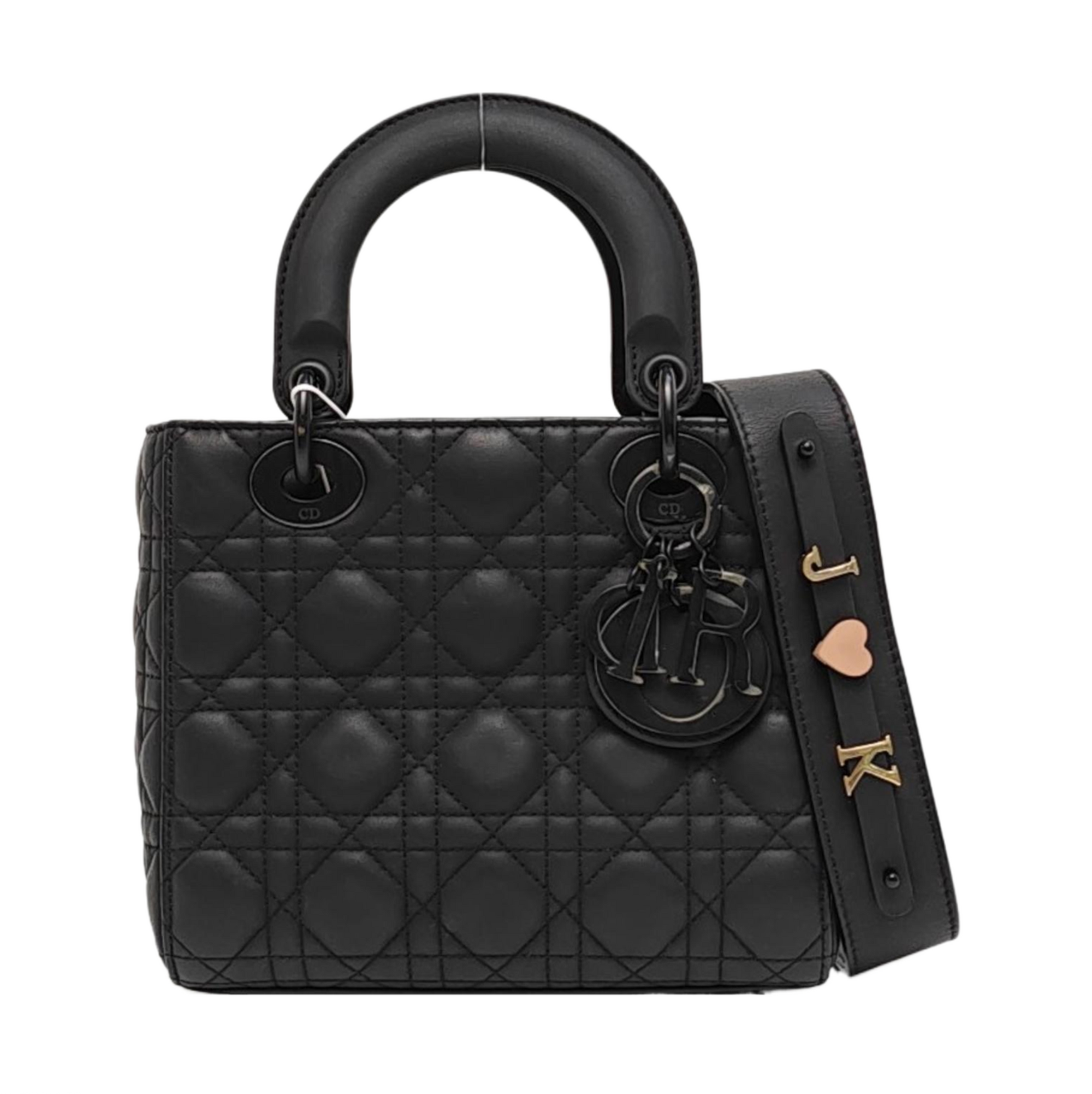Lady Dior Small Cannage Calfskin Black