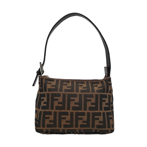 Canvas Top Handle Bag Brown