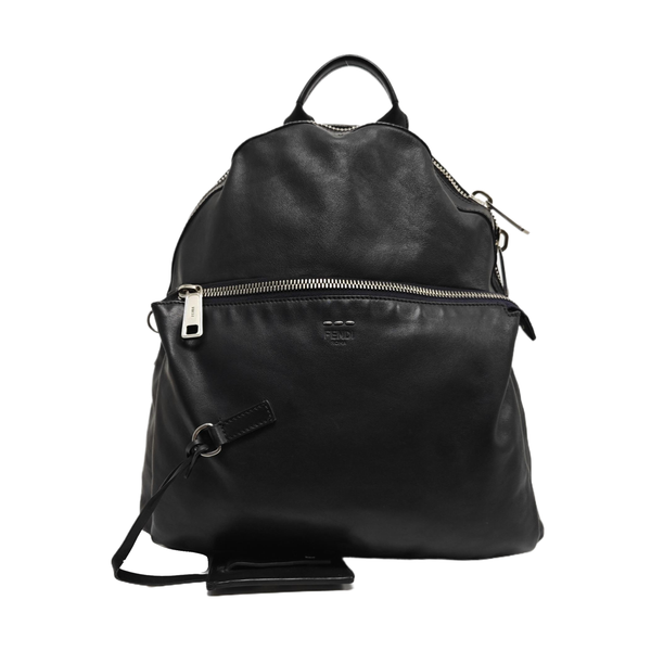 Calfskin Backpack Black