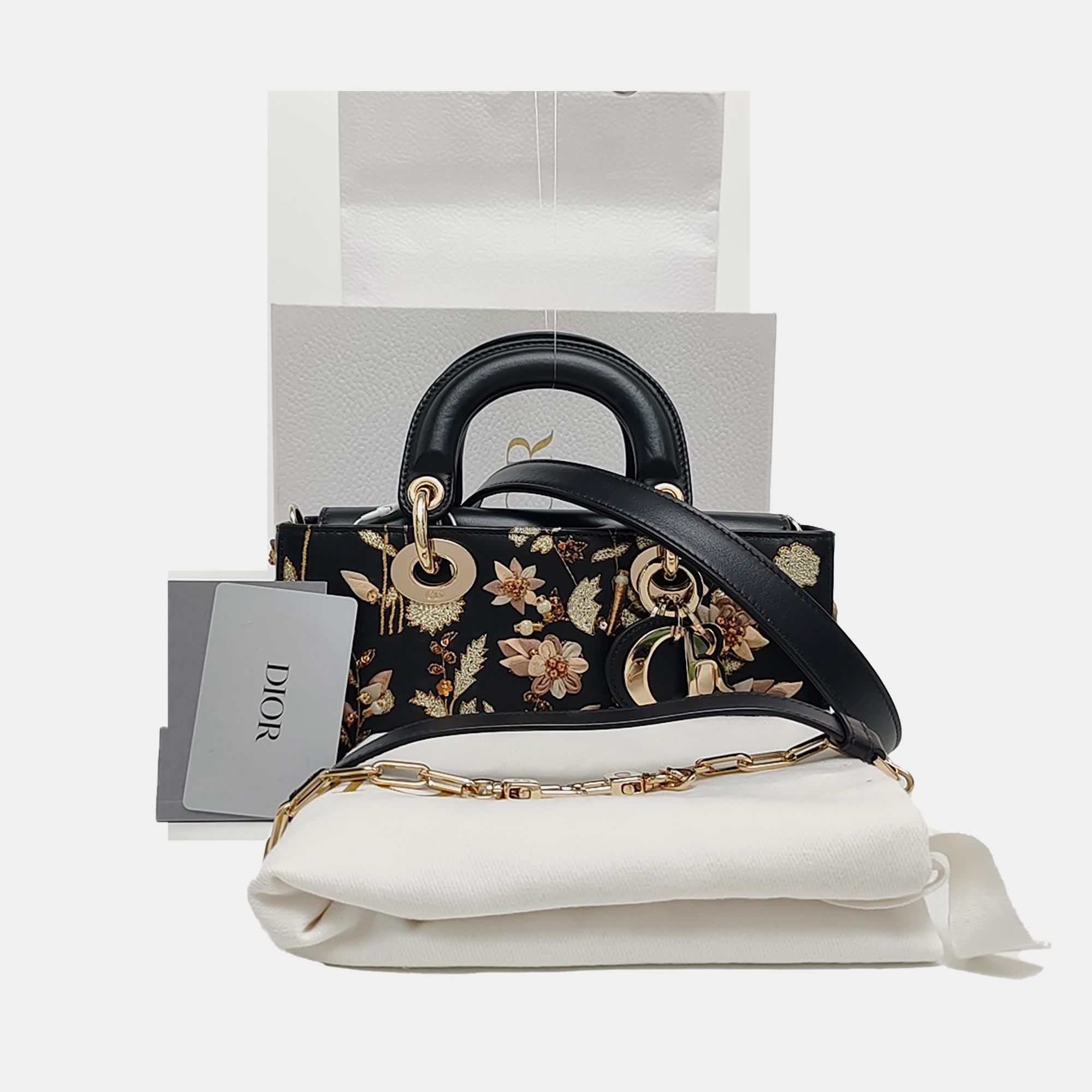 Lady D-Joy Small Velvet Black