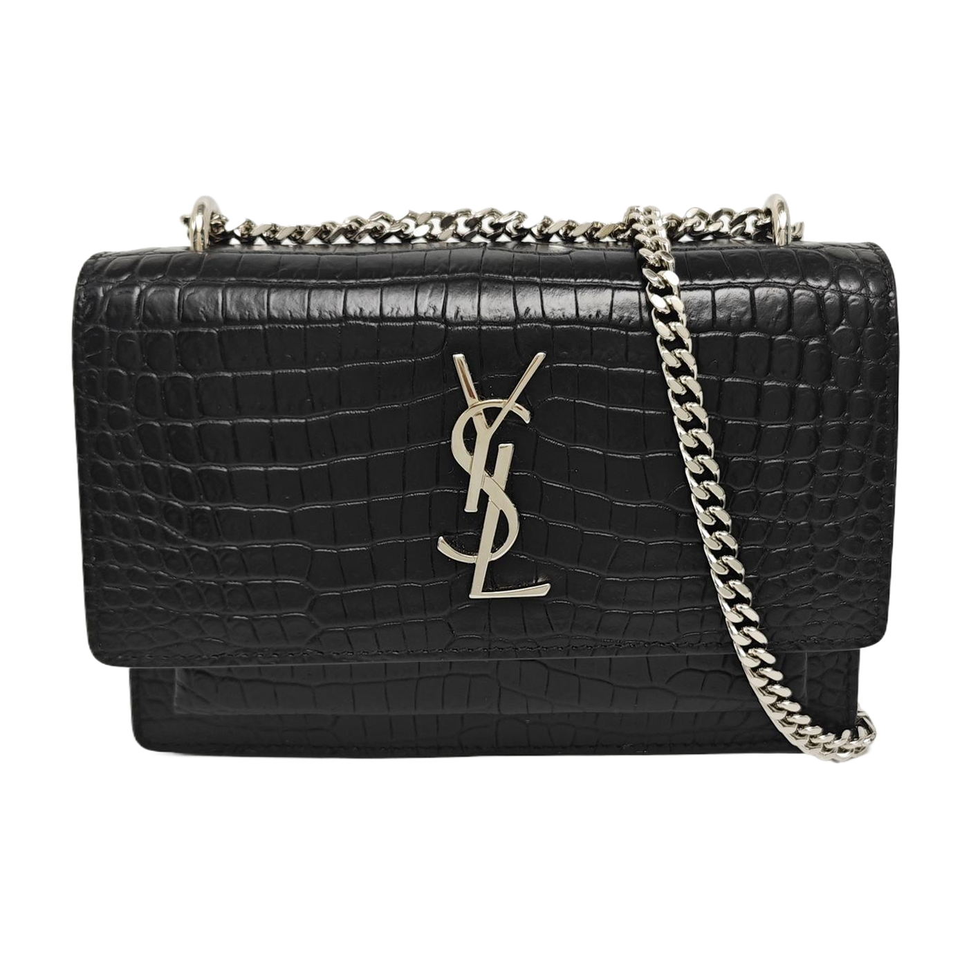 SUNSET Mini Calfskin Black