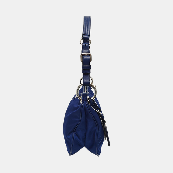 Nylon Tote Bag Blue
