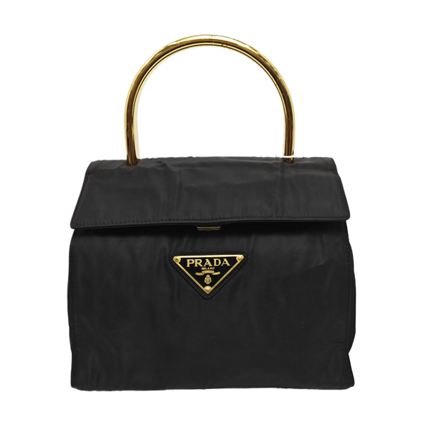 Nylon Tote Bag Black