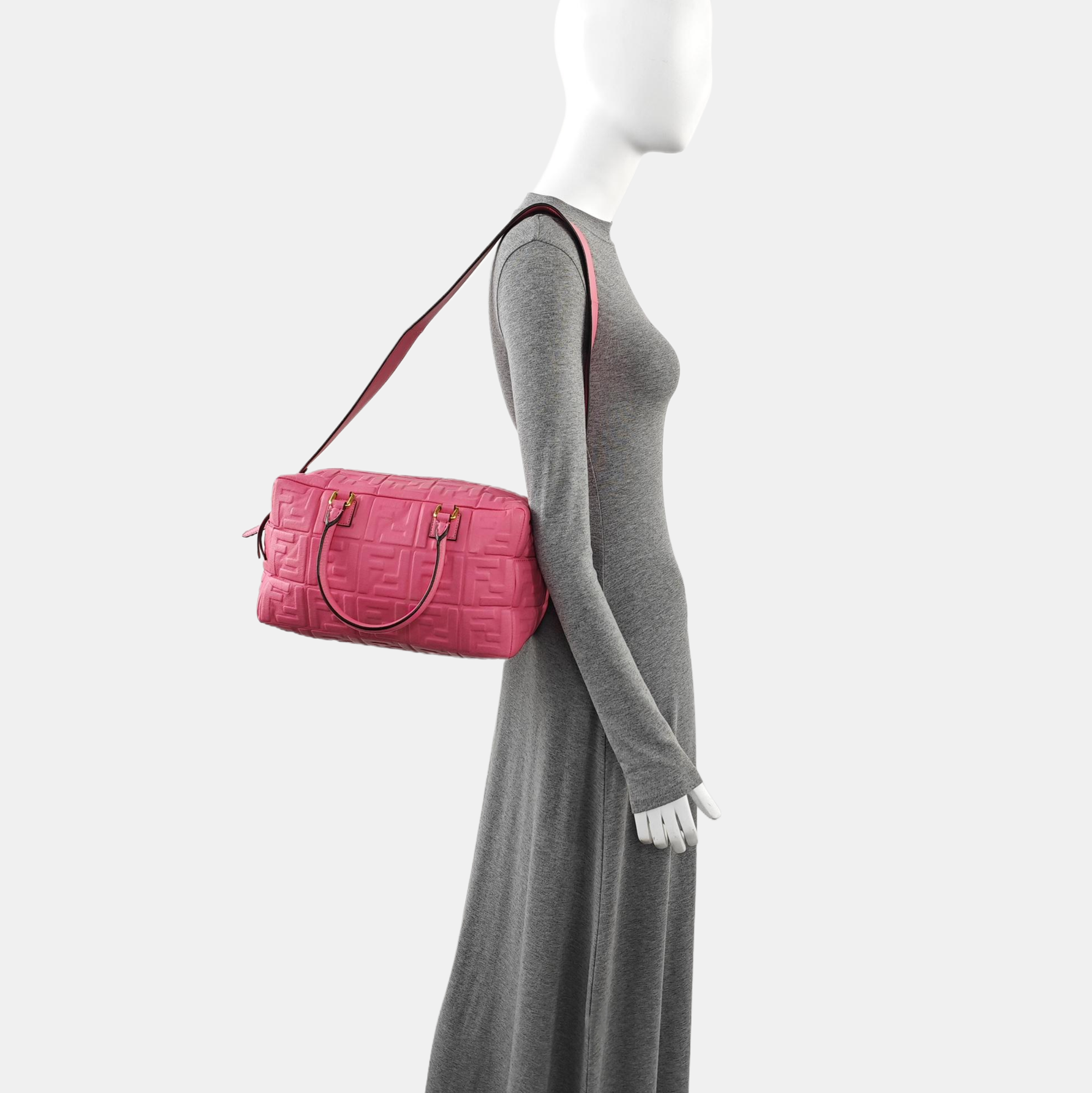 Lambskin Shoulder Bag Pink