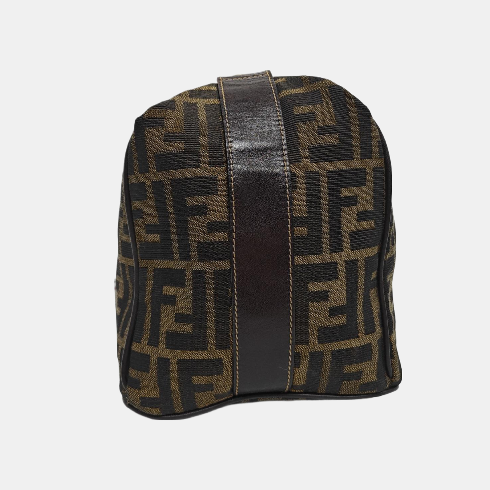 Canvas Top Handle Bag Brown