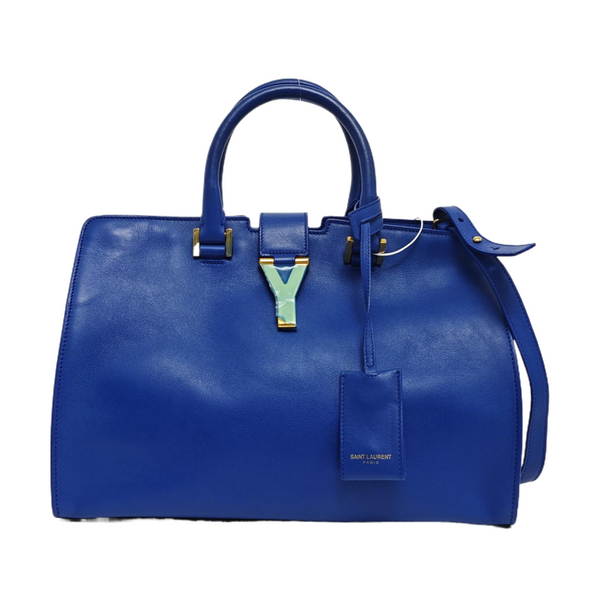 CHYC Y LIGNE Small Calfskin Blue