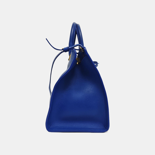 CHYC Y LIGNE Small Calfskin Blue