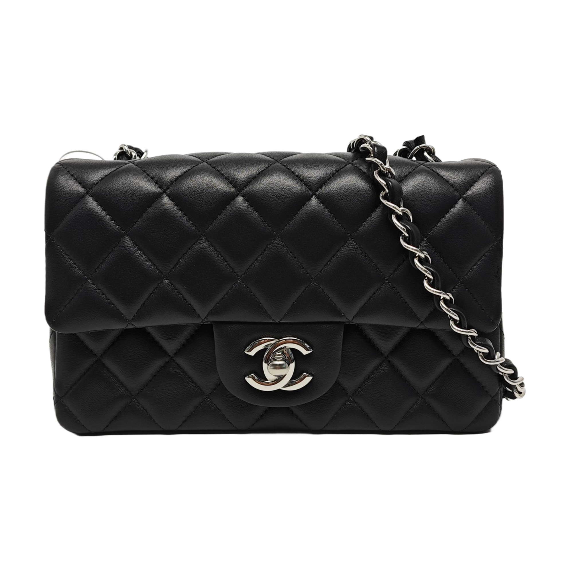 CLASSIC FLAP Mini Quilted Lambskin Black