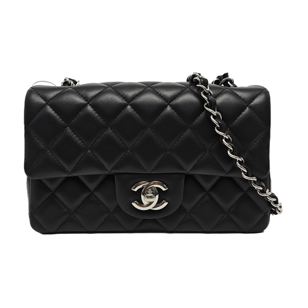 CLASSIC FLAP Mini Quilted Lambskin Black