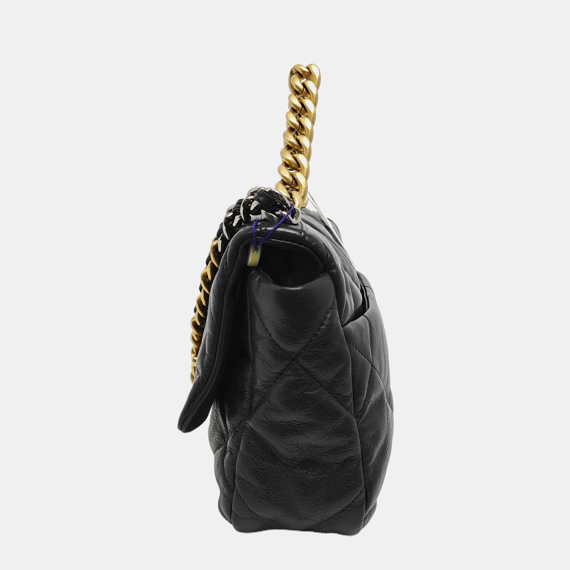 CHANEL 19 Quilted Lambskin Black