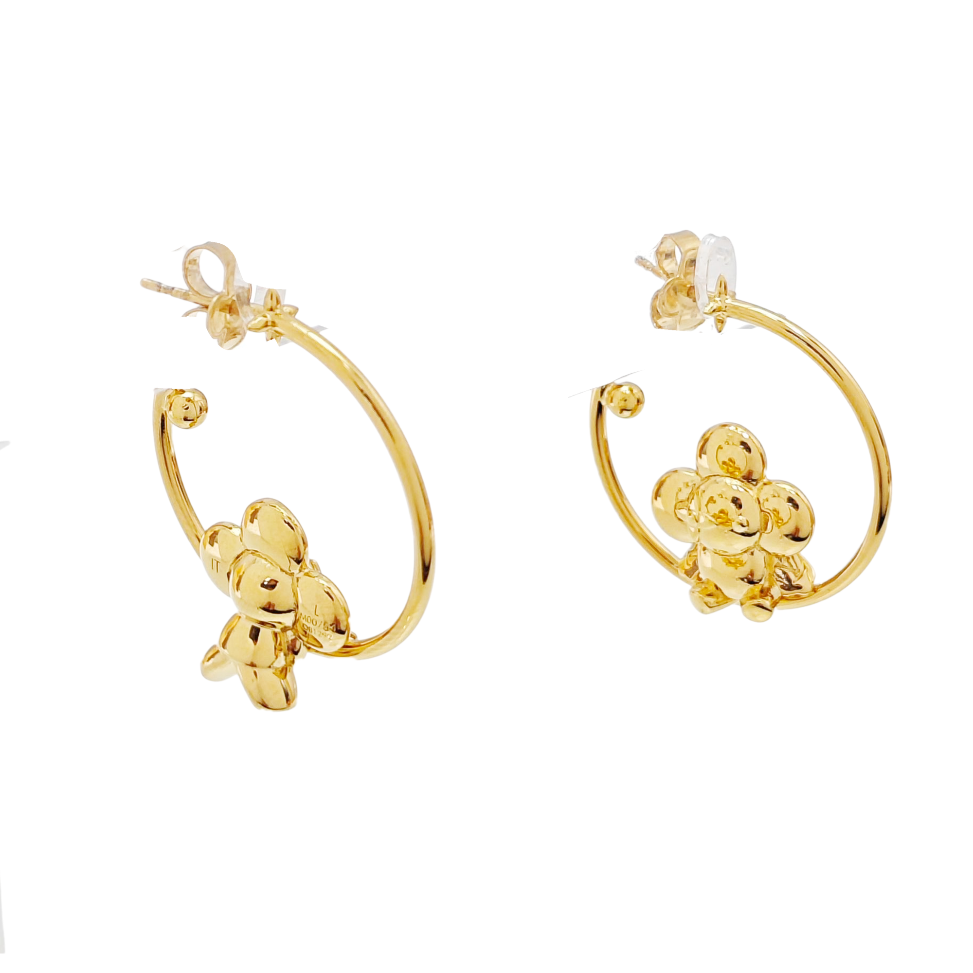 Authenticated pre-owned  Gold-tone Metal Earring - Earrings at Looply