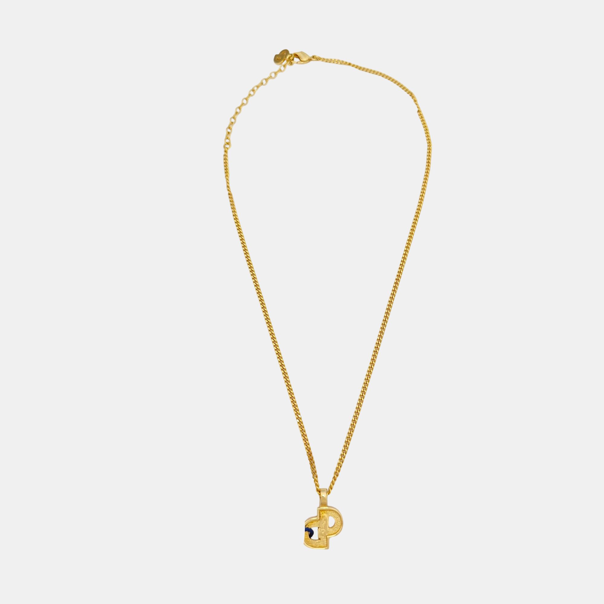 Authenticated pre-owned  Petit CD Gold-tone Metal Necklace - Necklace at Looply