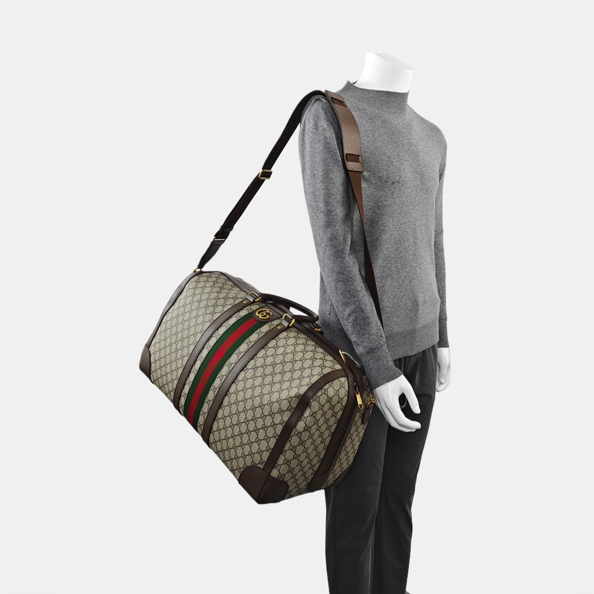 Ophidia Monogram Coated Canvas Beige