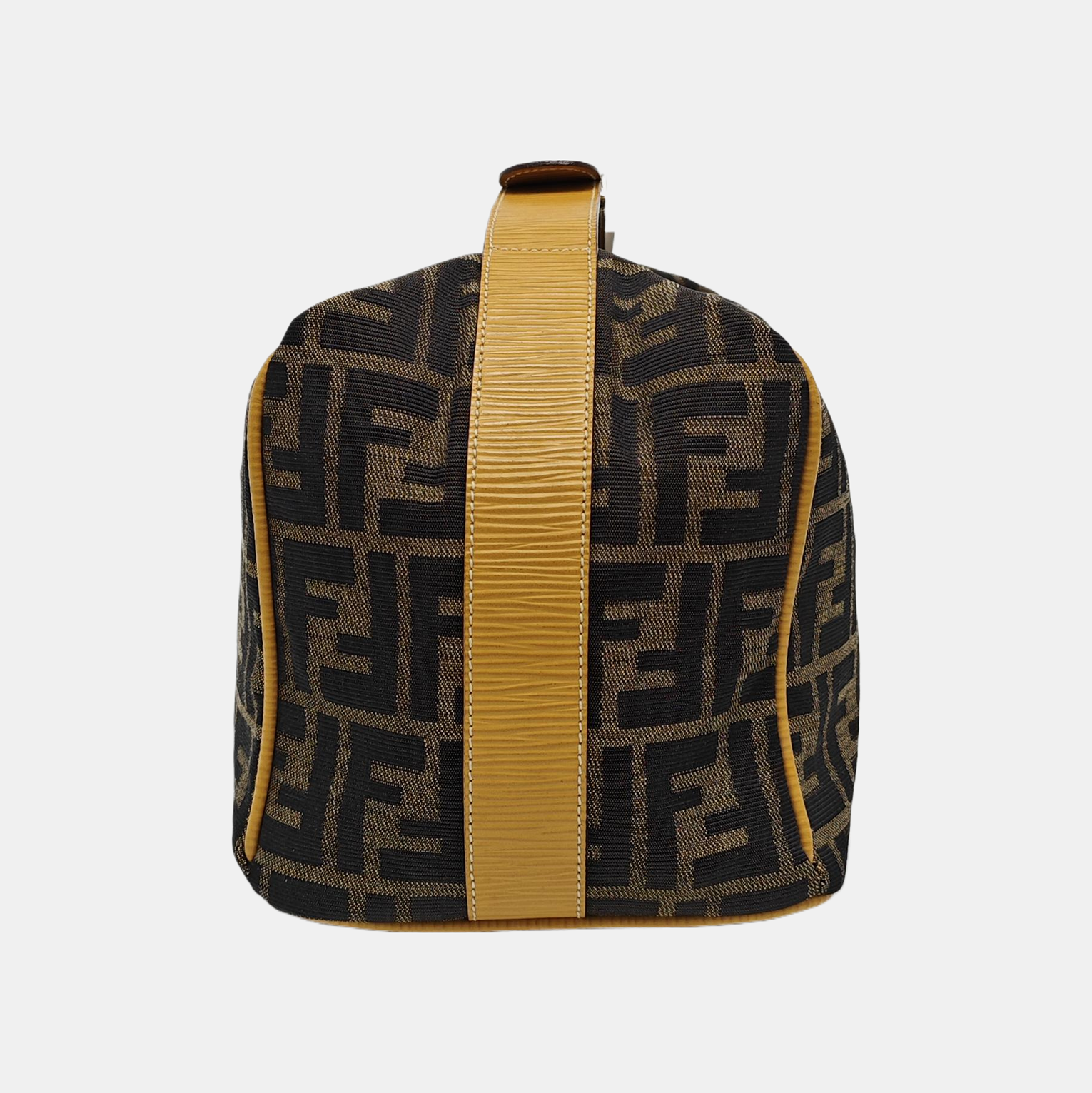 Canvas Top Handle Bag Brown