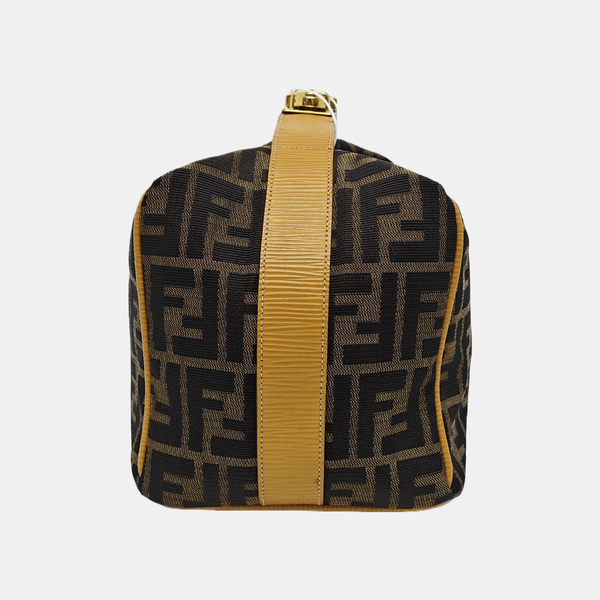 Canvas Top Handle Bag Brown