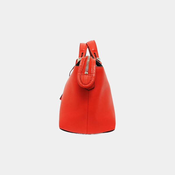 Calfskin Shoulder Bag Red