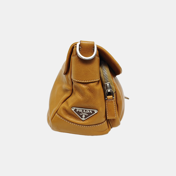 Calfskin Shoulder Bag Yellow