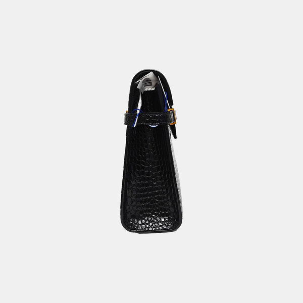 MANHATTAN Medium Calfskin Black