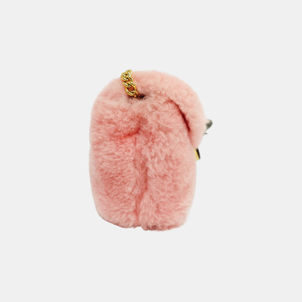 Wool Shoulder Bag Pink