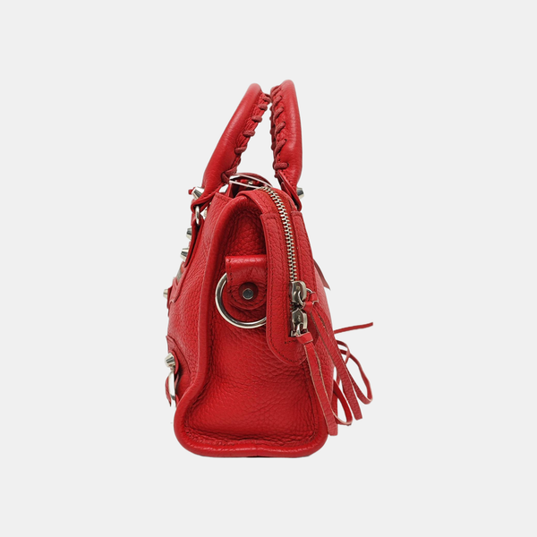 Classic City Mini Lambskin Red