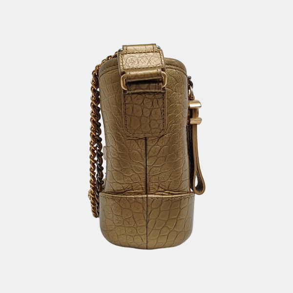 GABRIELLE Small Calfskin Gold