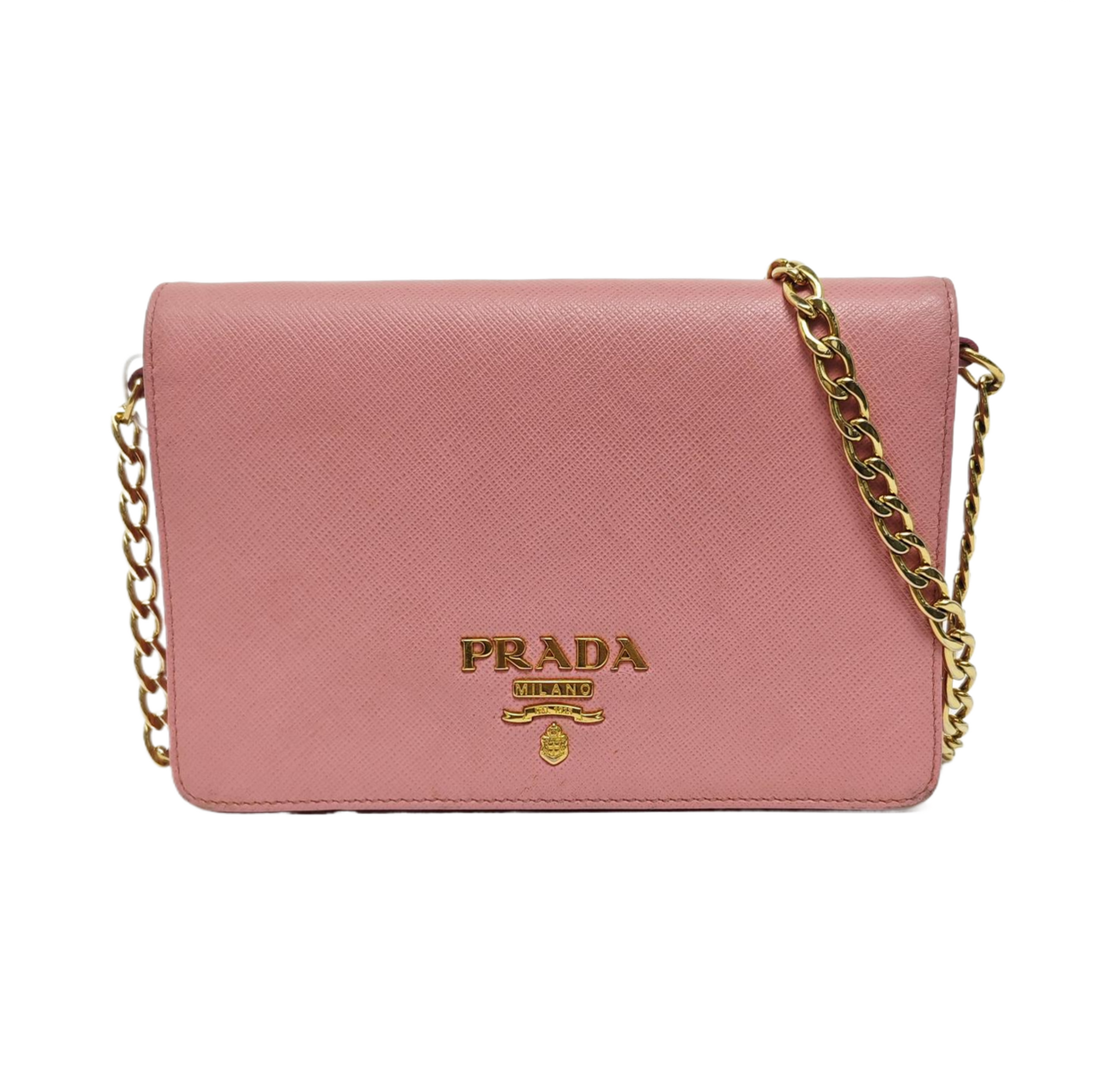 Calfskin Shoulder Bag Pink