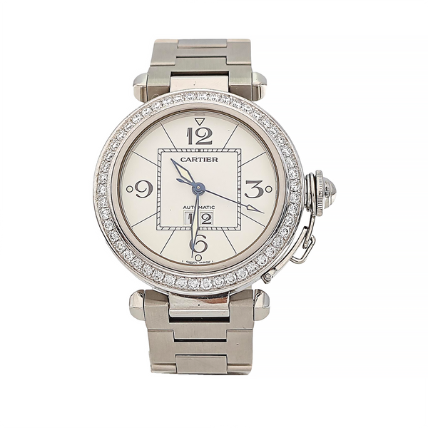 35.5mm Cream Automatic Watch