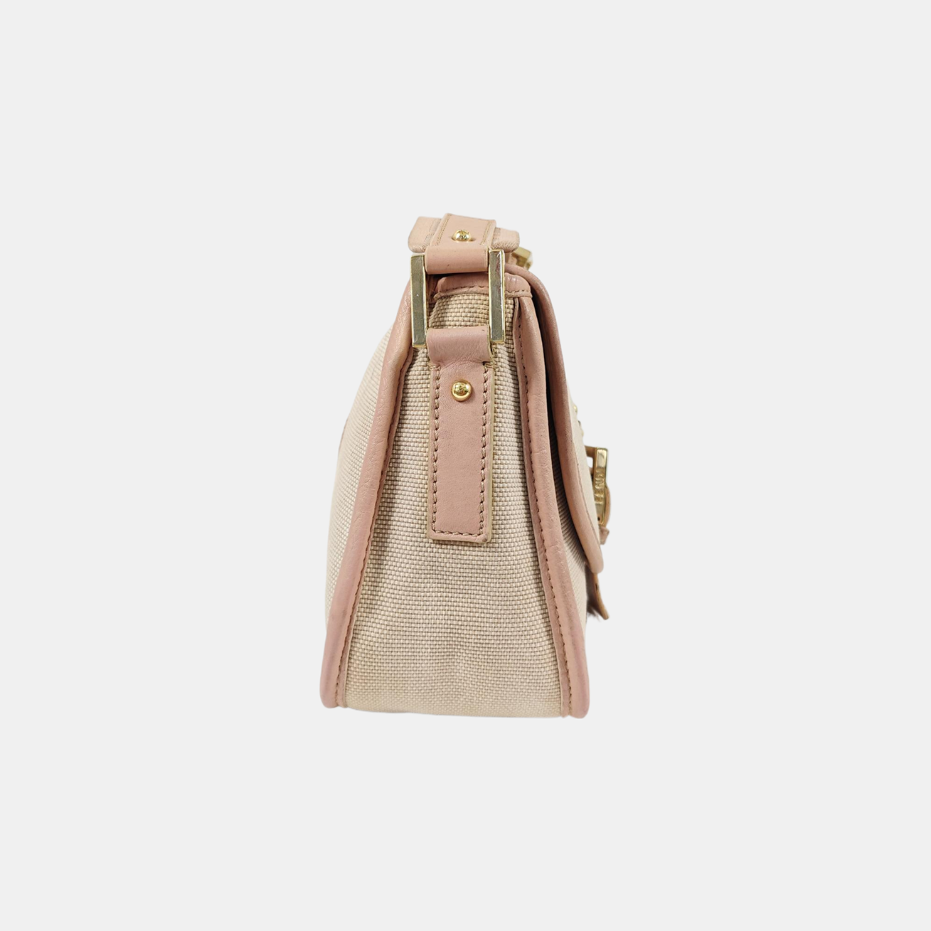 Canvas Shoulder Bag Beige