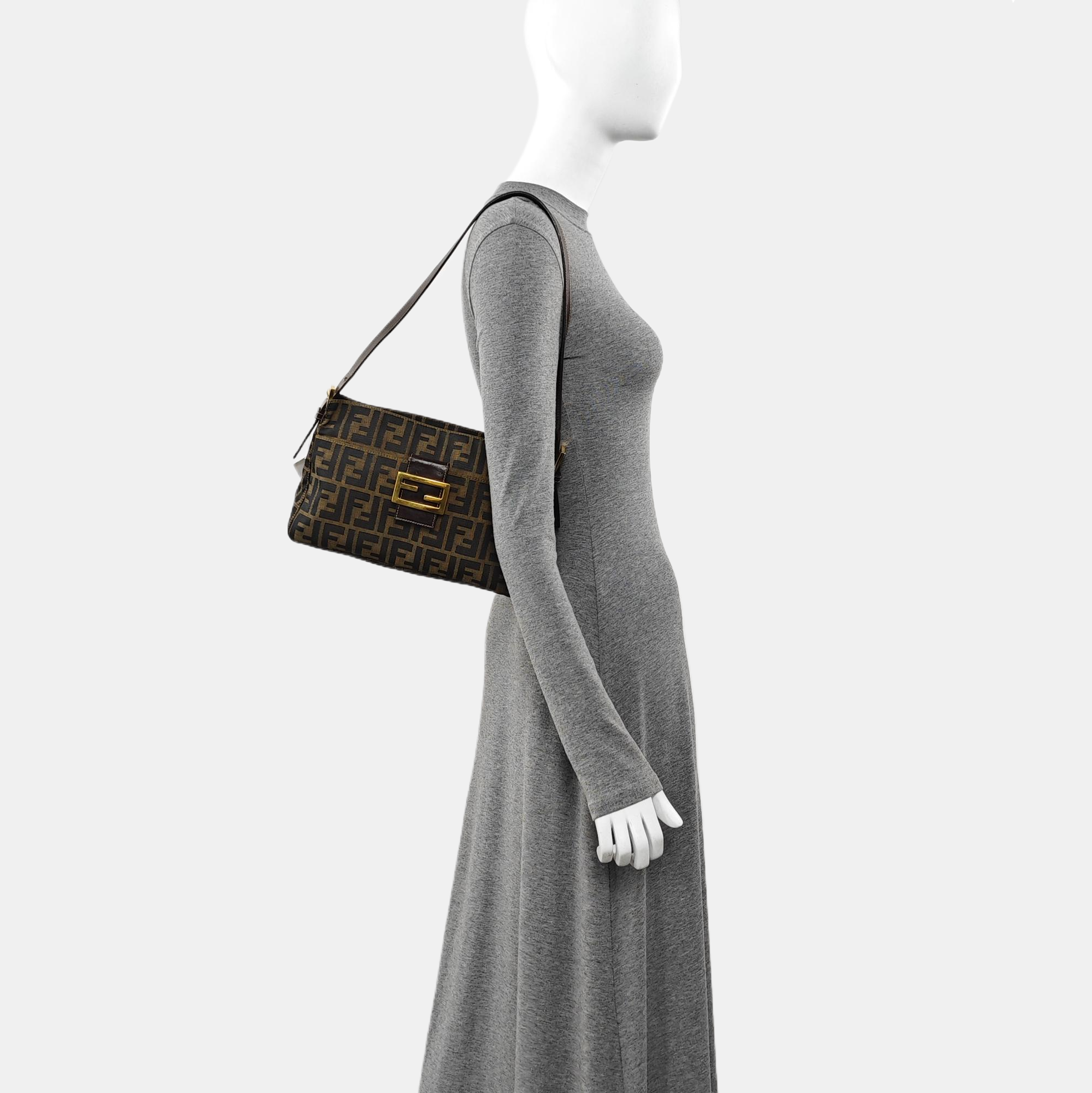 Canvas Shoulder Bag Brown