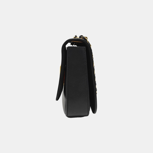 Calfskin Crossbody Bag Black