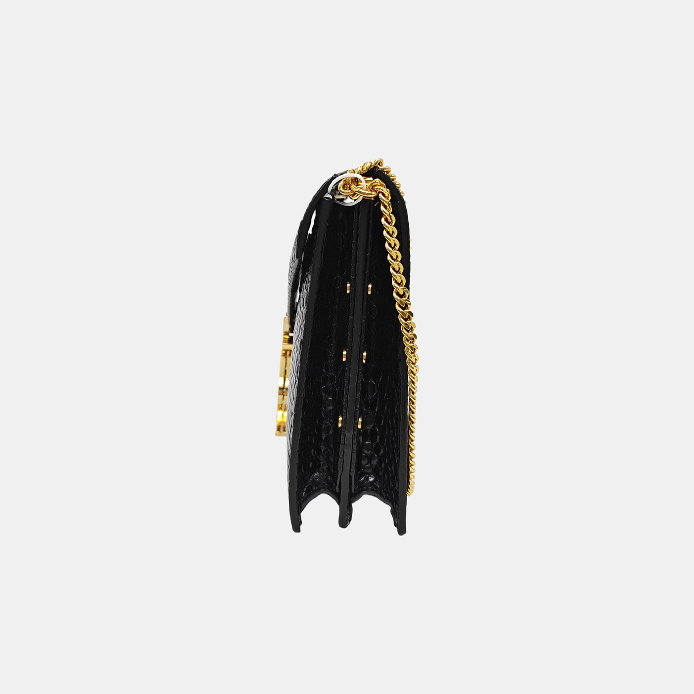 CASSANDRA Medium Calfskin Black
