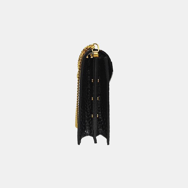 CASSANDRA Medium Calfskin Black