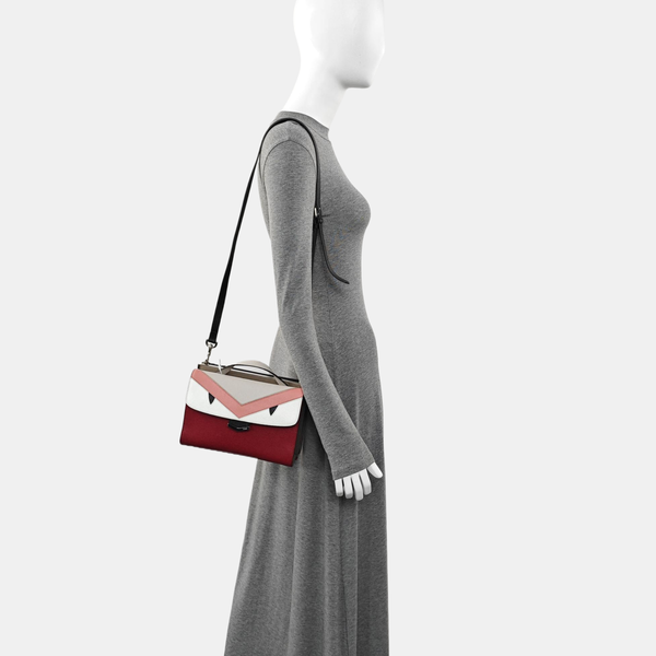 Calfskin Shoulder Bag Multicolor