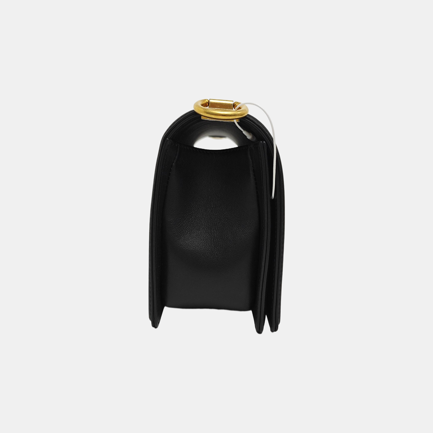 BOY CHANEL Medium Quilted Calfskin Black