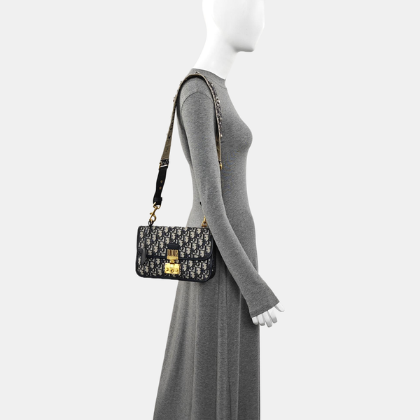 Dioraddict Oblique Canvas Blue
