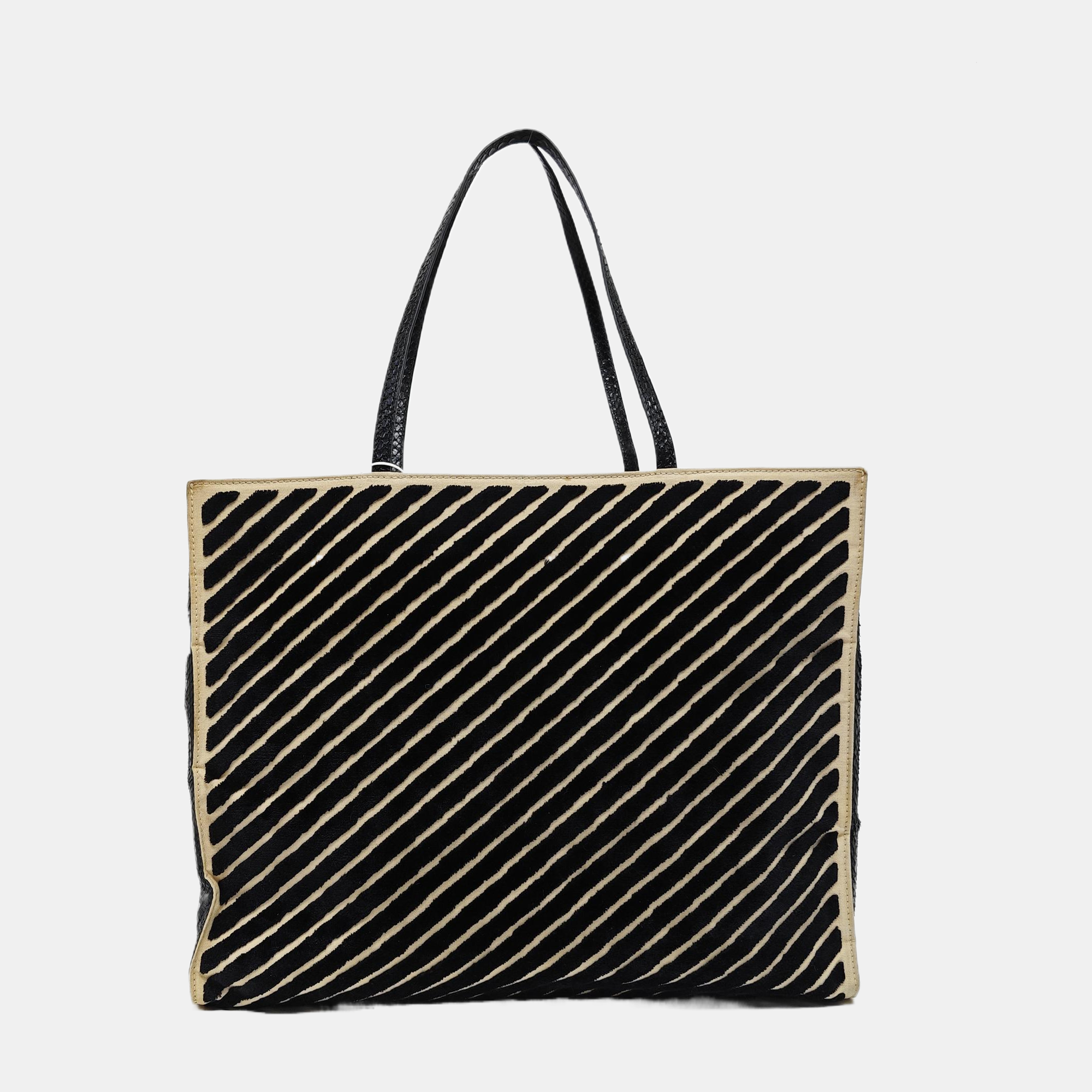 Fabric Tote Bag Black