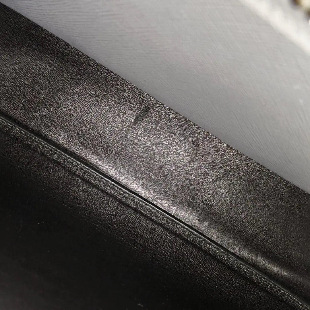 Double Medium Calfskin Gray