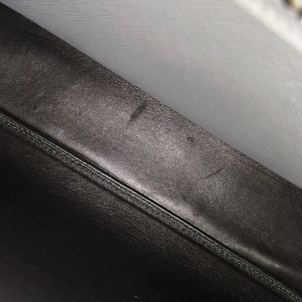 Double Medium Calfskin Gray