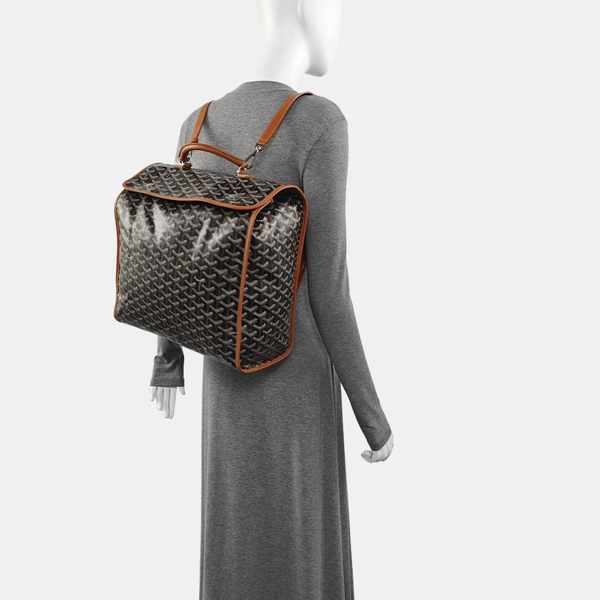 Saint Léger Coated Canvas Brown