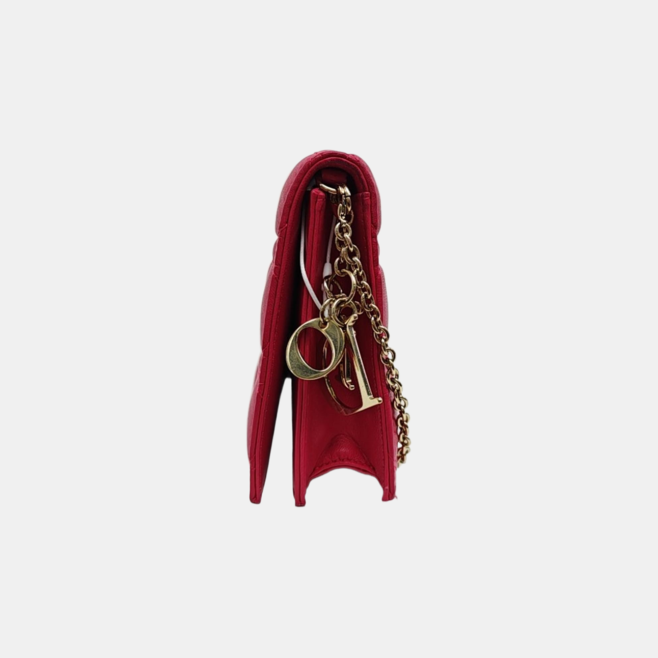 Lady Dior Medium Quilted Lambskin Red