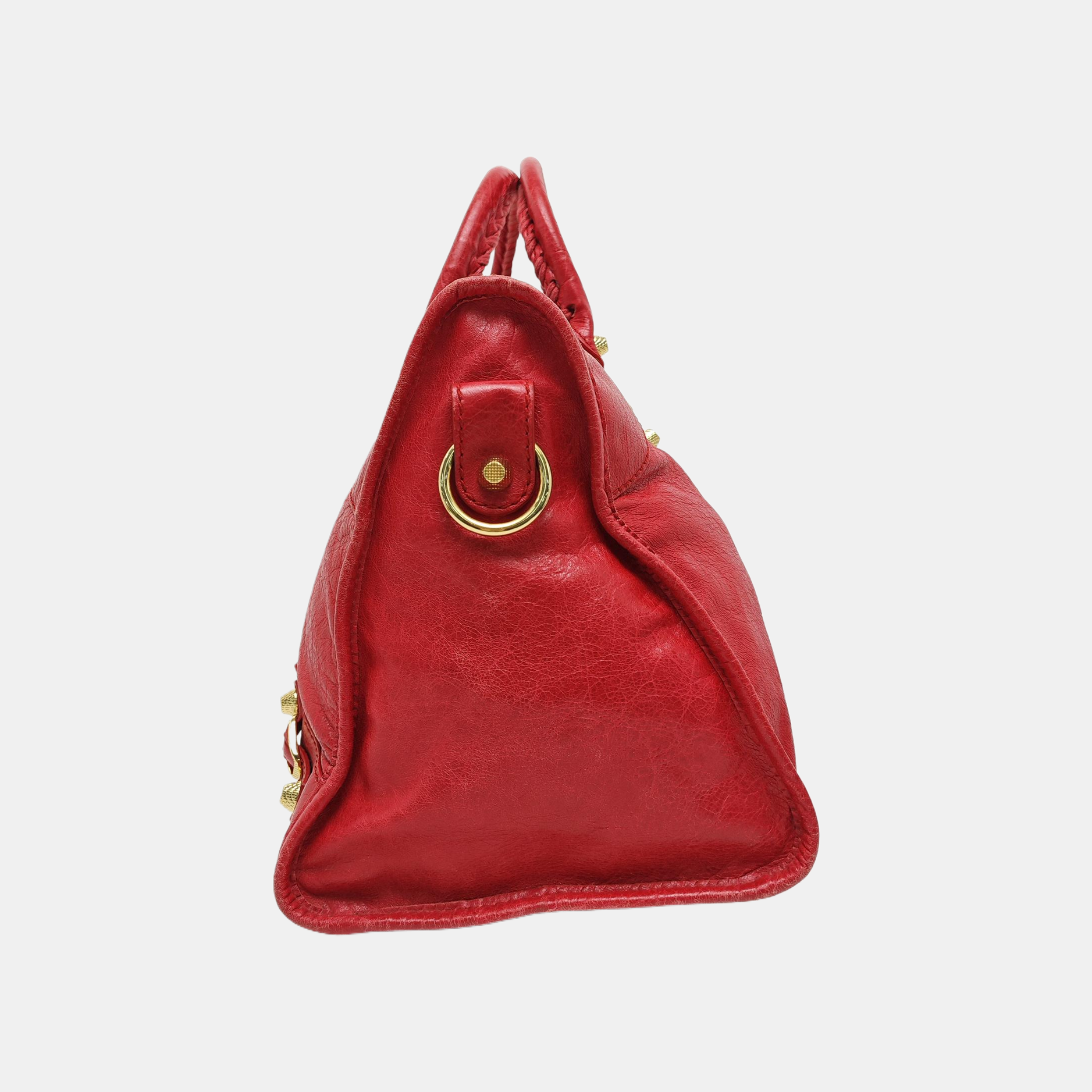 Classic City Medium Lambskin Red