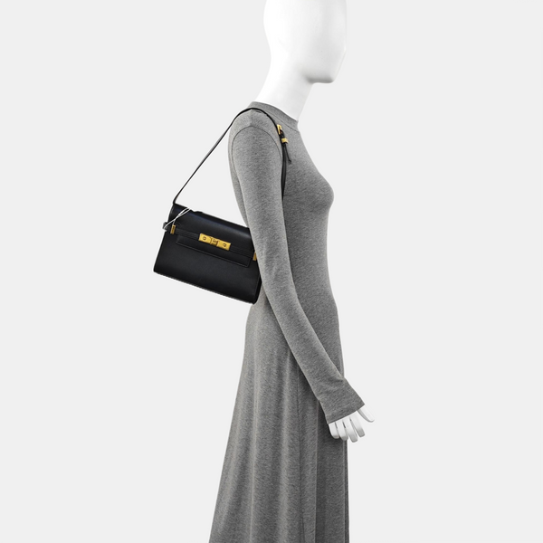 MANHATTAN Small Calfskin Black