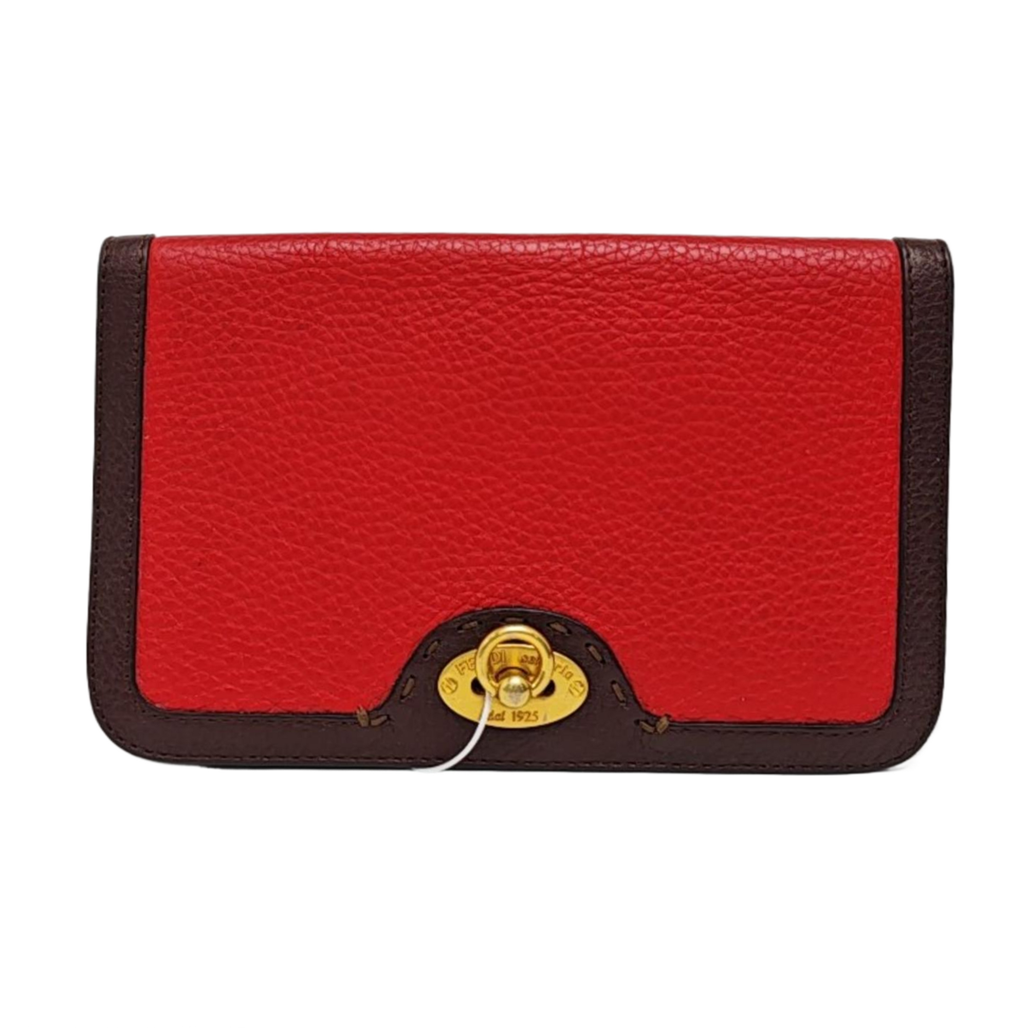 Calfskin Clutch Red