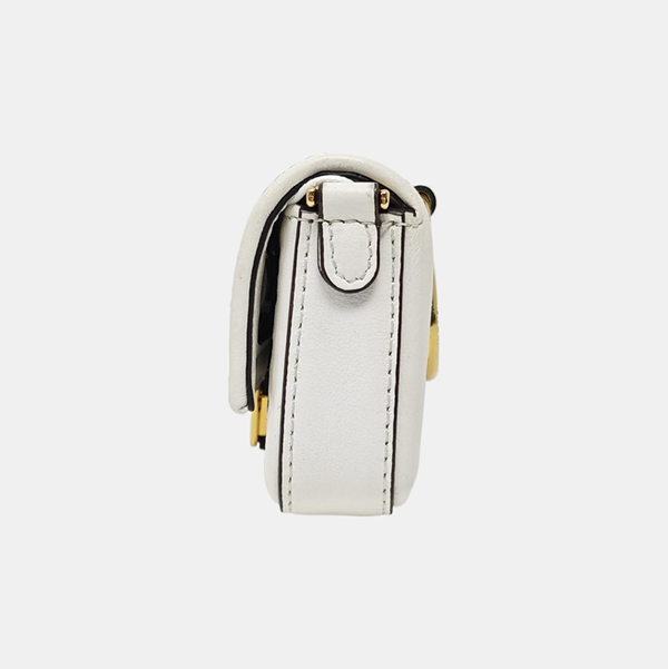Baguette Nano Calfskin White