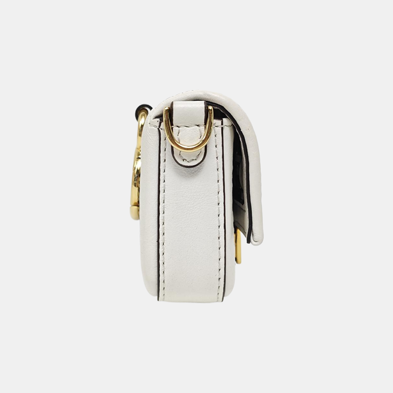 Baguette Nano Calfskin White