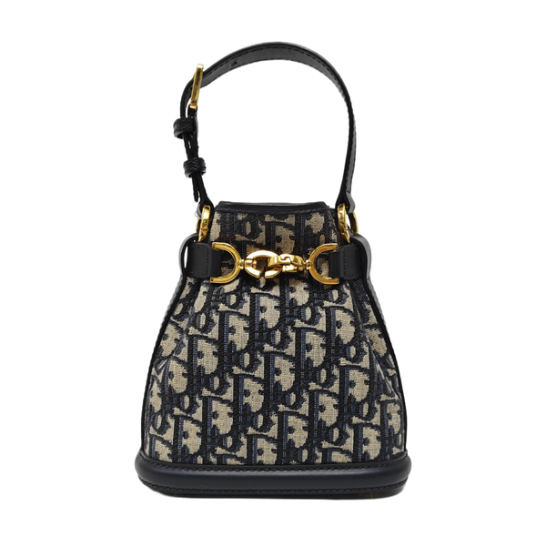 C'est Dior Small Oblique Canvas Blue