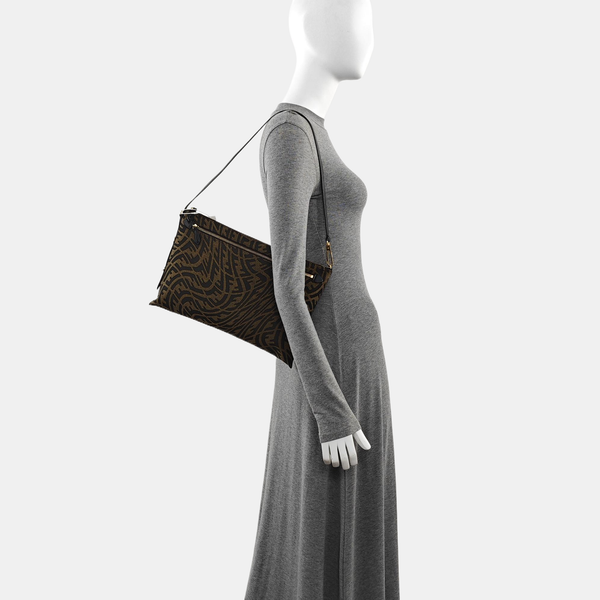 Canvas Top Handle Bag Brown
